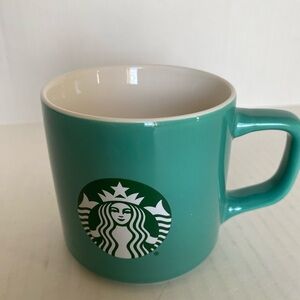 Starbucks Green Ceramic Coffee Mug – Excellent Condition